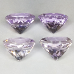 25,57ct Amethyst Rundschliff 12mm