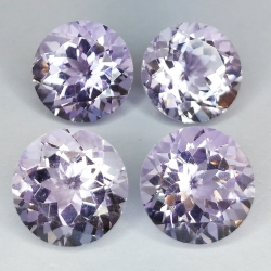 25.57ct Amethyst round cut 12mm