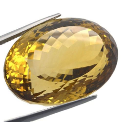 96.96ct. Citrine Oval Cut