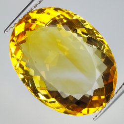 11.48ct Citrine Oval Cut 16x12mm