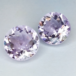 10.93ct Amethyst round cut 12mm