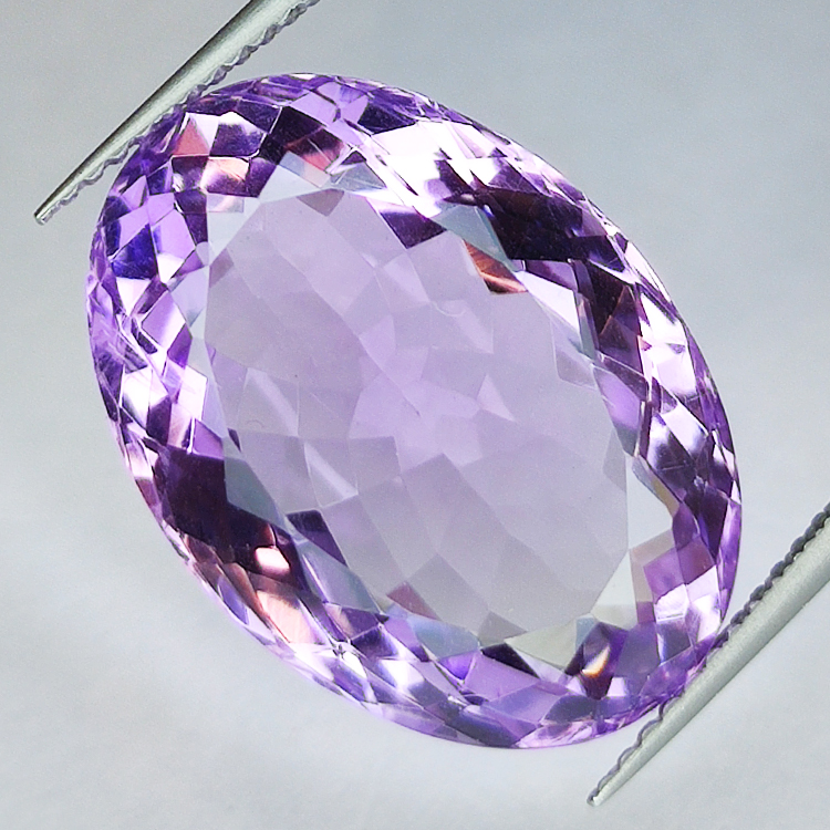 16.09ct Amethyst oval cut 20 x 14 mm