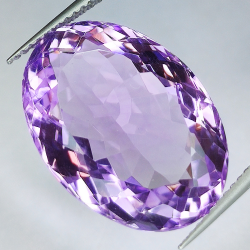 16.09ct Amethyst oval cut 20 x 14 mm