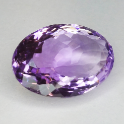 16.09ct Amethyst oval cut 20 x 14 mm