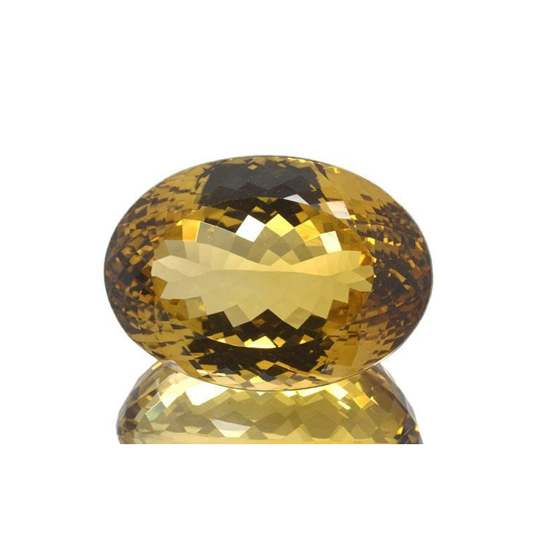 96.96ct. Citrine Oval Cut