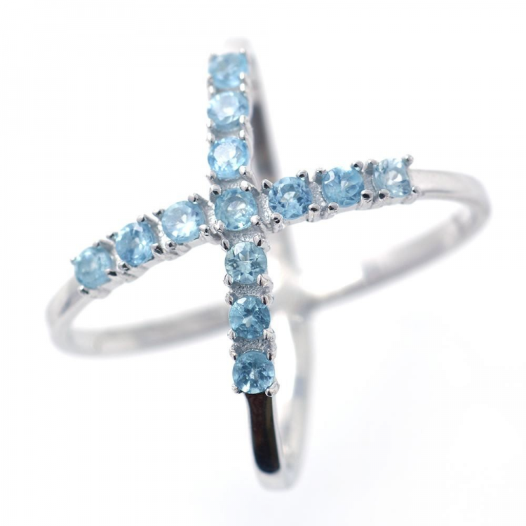 Anillo Plata de ley 925 Multigemas