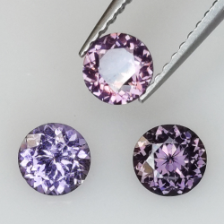 1.16ct Spinel rond coupé 4.5 à 4.6mm