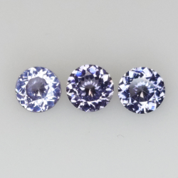 1,06ct Spinello taglio rotondo da 4,5 a 4,6 mm