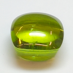 6.53ct Peridot cabochon cut 9mm