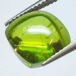 6.53ct Peridoto talla cabujón 9mm