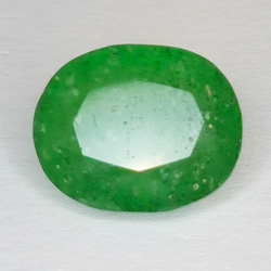 5.42ct Cuarzo verde talla oval 13X10mm