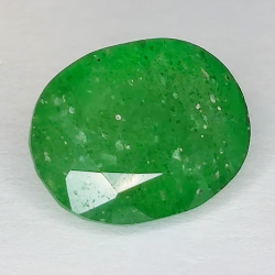 5.42ct Green Quartz oval cut 13X10mm