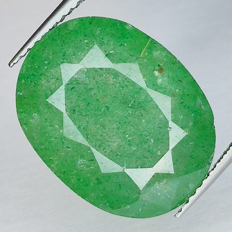 12.18ct Green Quartz oval cut 17x13mm