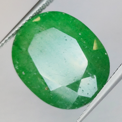 14.97ct Cuarzo Verde talla oval 17x13mm