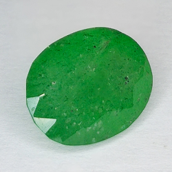 4.60ct Grüner Quarz ovaler Schliff 12 X 9mm