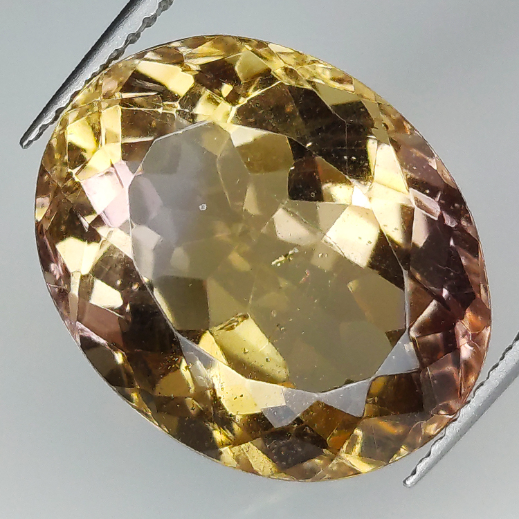 15,79ct Ametrino taglio ovale 18x14mm