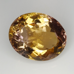 15,79ct Ametrin Ovalschliff 18x14mm