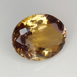 15,79ct Ametrin Ovalschliff 18x14mm