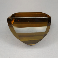 25.29ct Cuarzo Honey talla Asscher  16x15mm