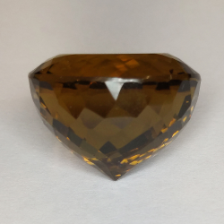 39,54ct Honigquarz Rundschliff 20,20x15,44mm