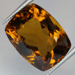 20,05ct Honigquarz Kissenschliff 18x13mm