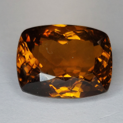 20.05ct Cuarzo Honey talla cojin 18x13mm