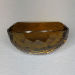 34.21ct Cuarzo Honey talla oval 22 X 17mm