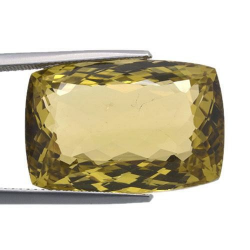 32.48ct.Lemon Quartz Cushion Cut