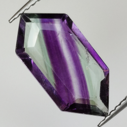 3.93ct Fluorita Blue John Talla Fantasía 15x7mm