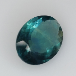 7.37ct. Fluorita corte oval 15x10mm