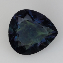 5.66ct Fluorita corte pera 12x11mm