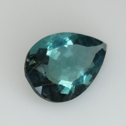 4.21ct Fluorite taille poire 13X9mm