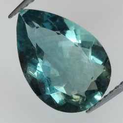 4.21ct Fluorite taglio pera 13X9mm