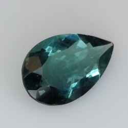 4.28ct Fluorita corte pera 14x8mm