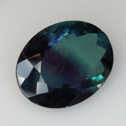 12.44ct Fluorite coupe ovale 12x9mm