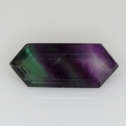 4.79ct Fluorite Blue John Talla Fantasía 16.40x6.04mm