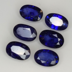 3.43ct Blue sapphire oval cut 6x4mm