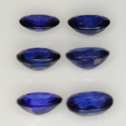 3.43ct Blue sapphire oval cut 6x4mm