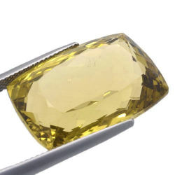 32.48ct.Lemon Quartz Cushion Cut