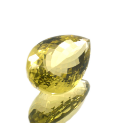 29,12ct. Quarzo Limone In Sfaccettato Pera