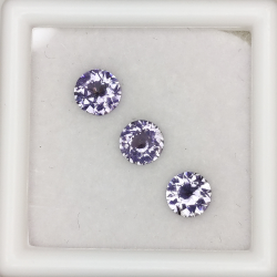 Spinel round size 4.49 a 4.69 mm 1.09 ct