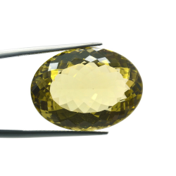 30,38ct. Quarzo Limone In faccettato Ovale