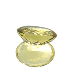 30,38ct. Quarzo Limone In faccettato Ovale