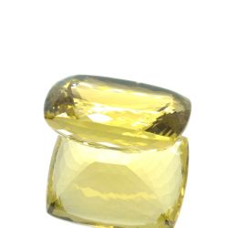 64,88ct. Quarzo Limone In Faccettato Cuscino