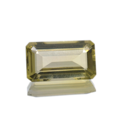 15,60 ct. Quarzo Limone in Faccettato Smeraldo