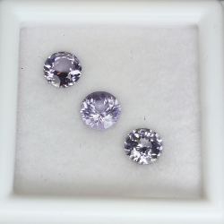 Spinel round size 4.52 a 4.91 mm 1.31ct