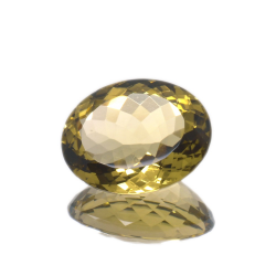 27,92ct Quarzo Limone in Faccettato Ovale