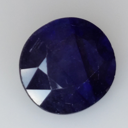 16,80 ct blauer Saphir im Ovalschliff, 20,13 x 19,48 mm