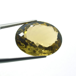 27,92ct. Lemon Quartz Oval Shape