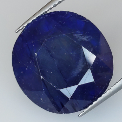 16.80ct Blue sapphire oval cut 20.13x19.48mm